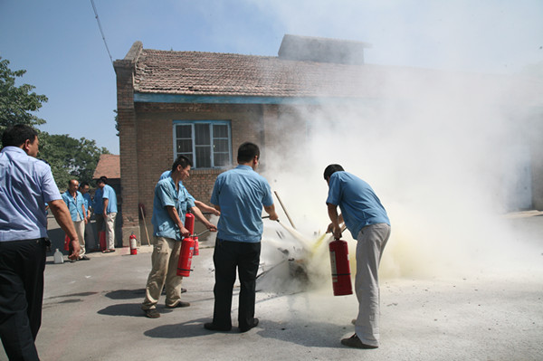西安煤机公司开展消防应急演练活动
