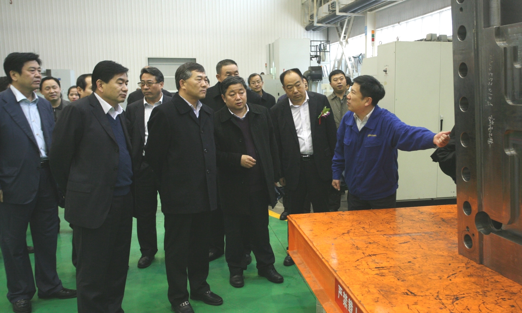 陕煤化集团杨照乾董事长到西安煤机调研指导工作
