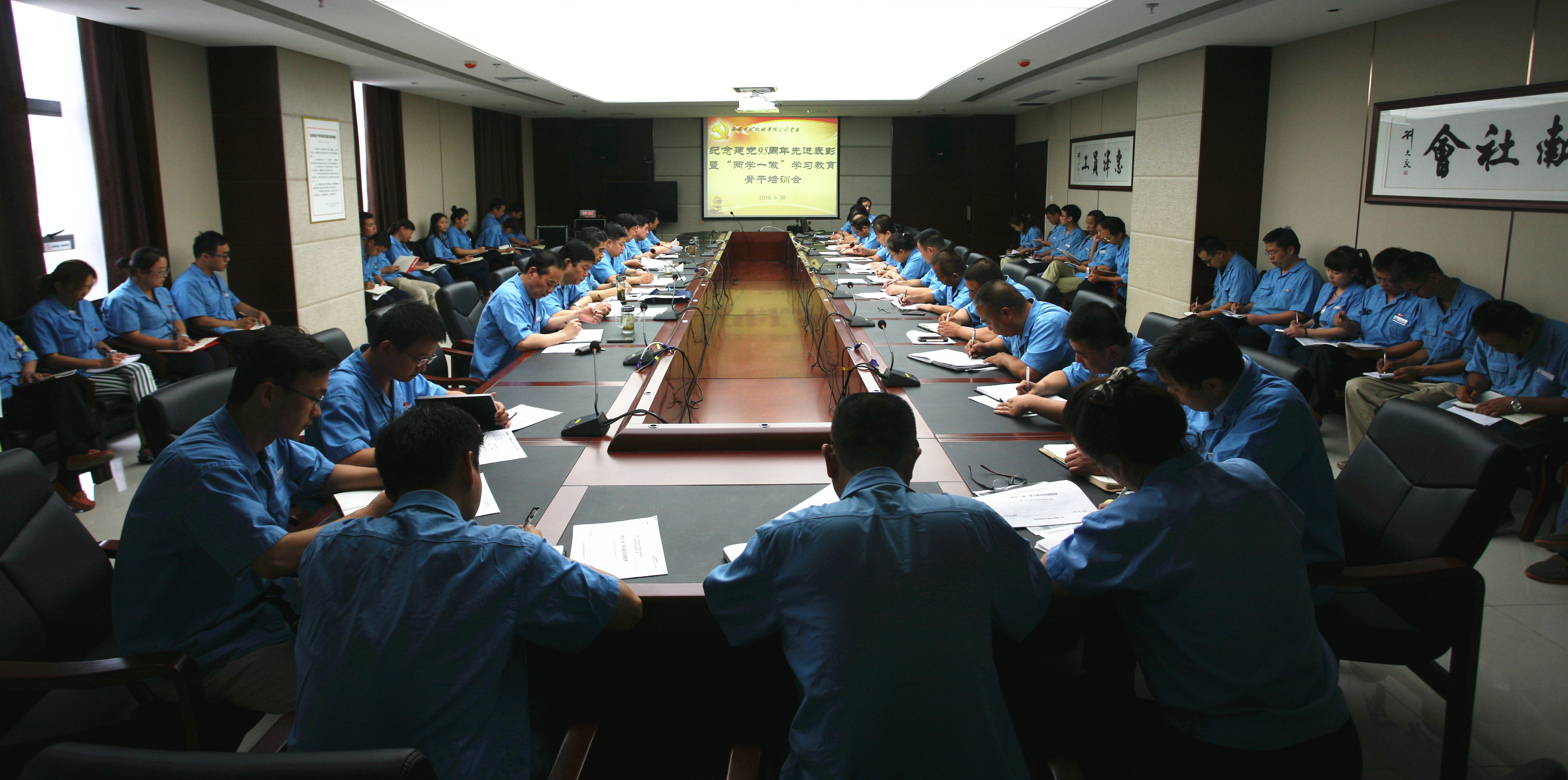 公司召开庆祝建党95周年暨“两学一做”学习教育骨干培训会