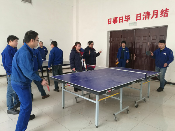 机加一分公司举办员工乒乓球友谊赛
