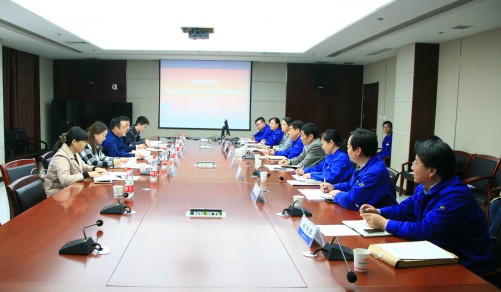 省总工会劳动关系和谐企业检查组到公司考核验收工作
